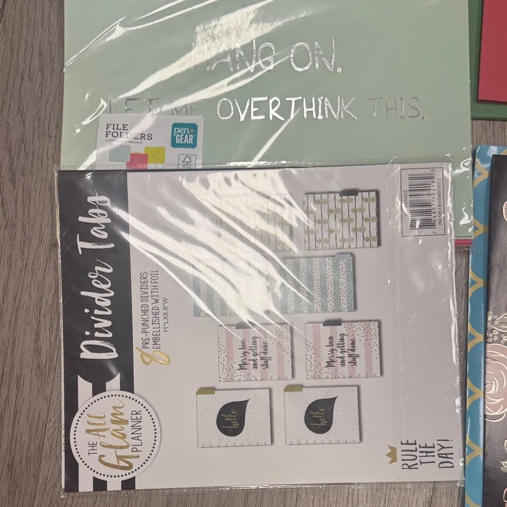 Colorful File Folders and Dividers Set